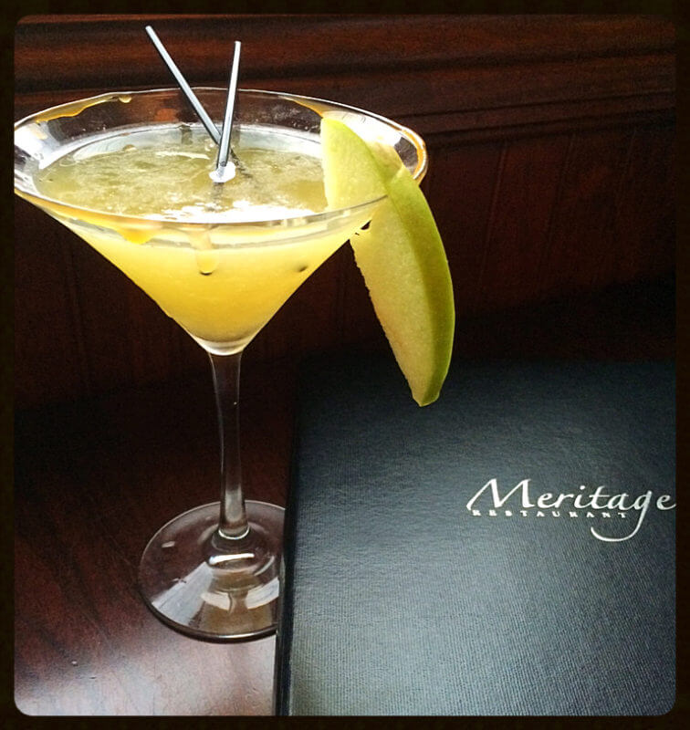 Caramel Cider Martini at Meritage