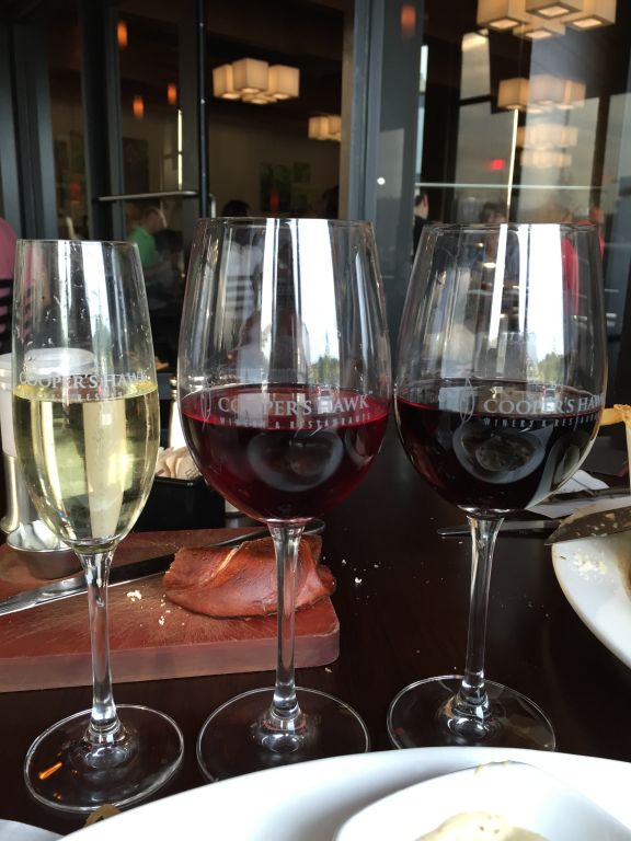 Wines at Cooper's Hawk Winery & Restaurant Cincinnati