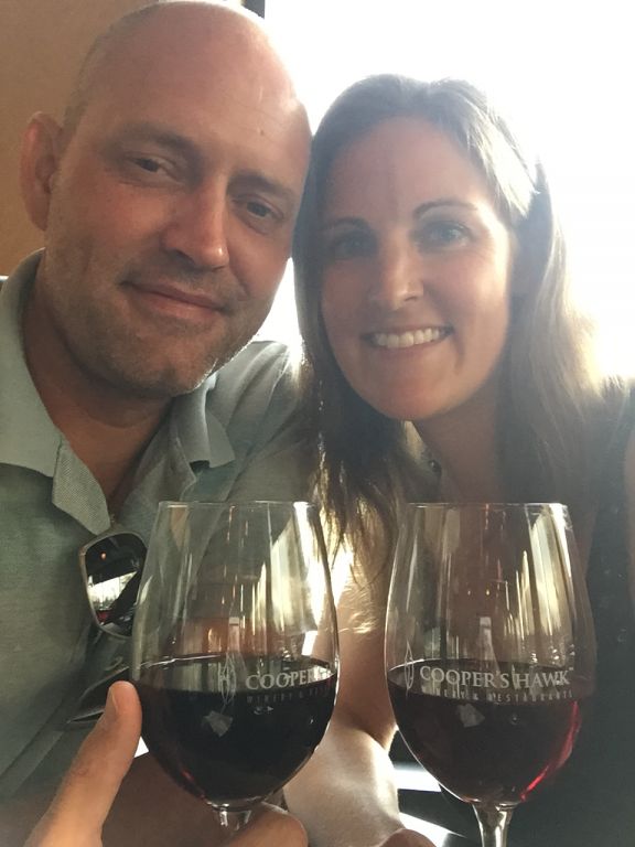 Cooper's Hawk Winery and Resturant Date Night