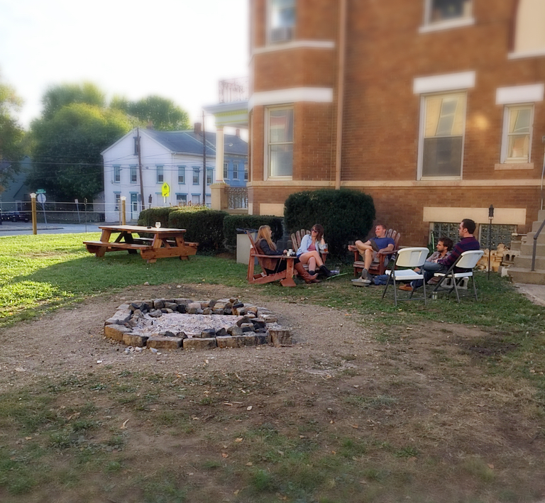 Urban Artifact brewery cincinnati fire pit