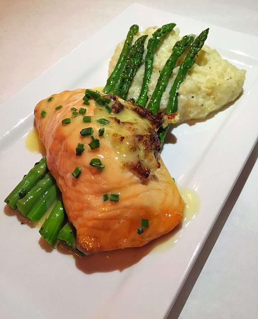 Stuffed Salmon at Tano Bistro