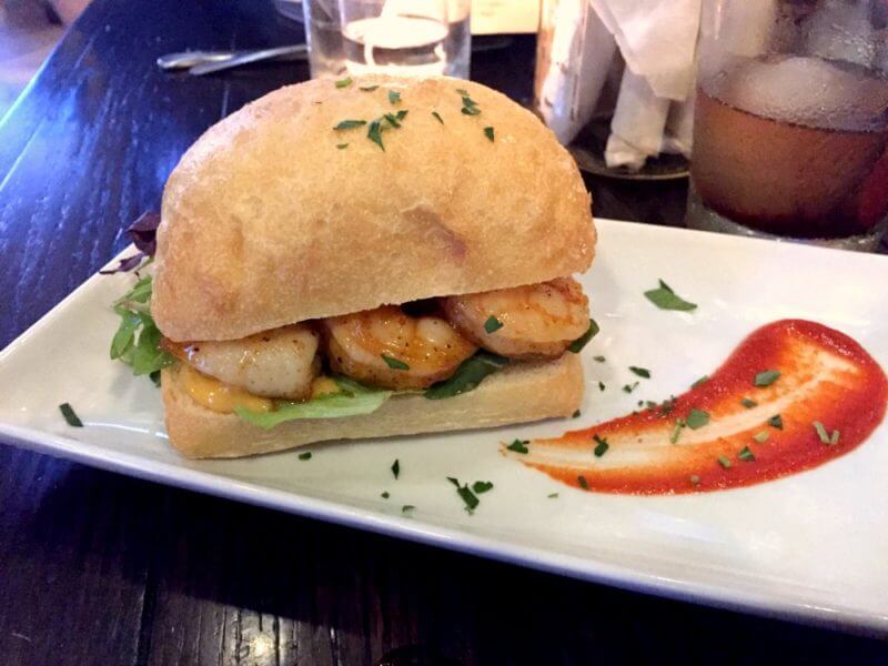 Littlefield Shrimp Pobaby Sandwich
