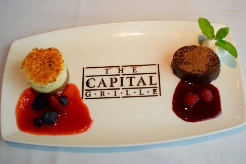 Desserts at Capital Grille