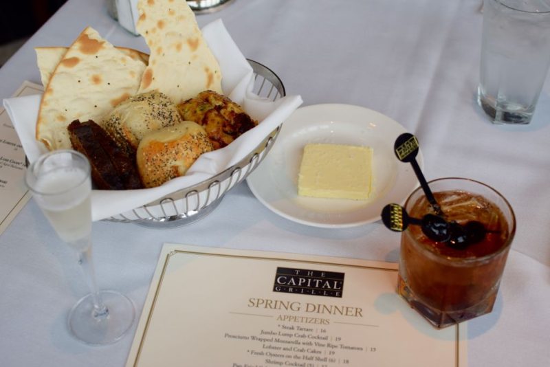 Fresh Bread with Salted Butter at Capital Grille