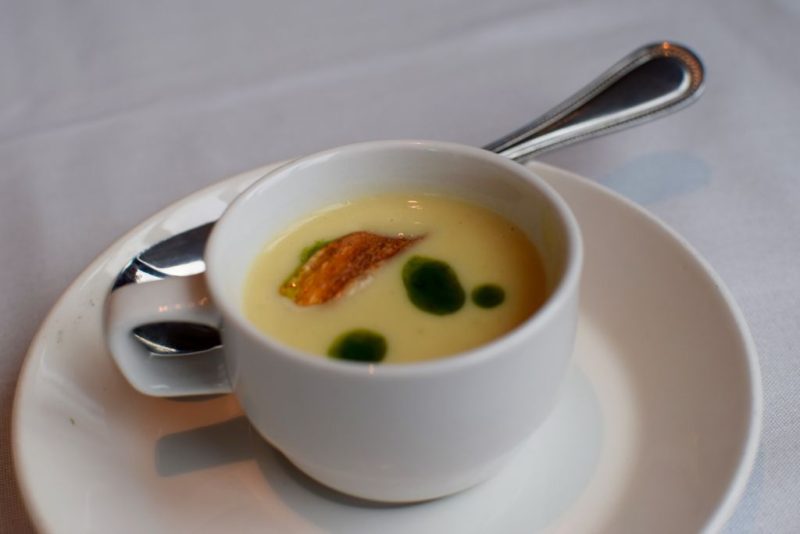 Spring Artichoke Bisque at Capital Grille