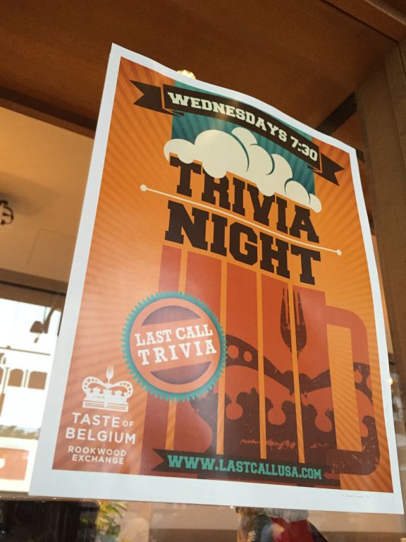 Trivia Night at Taste of Belgium