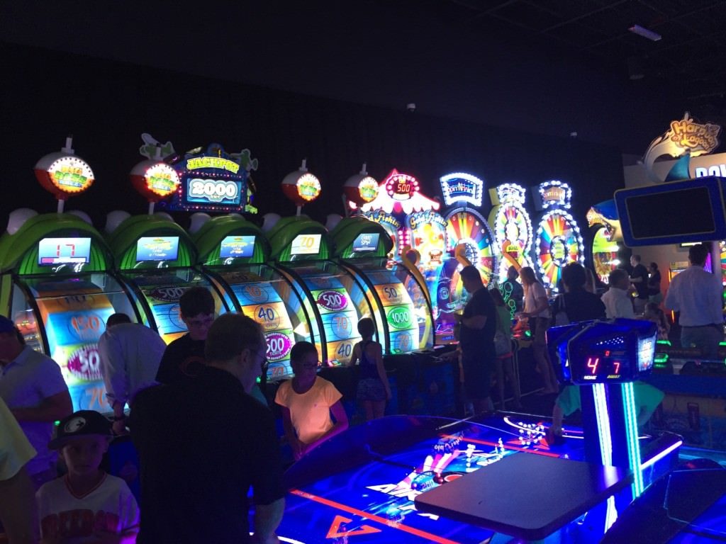 Dave and Busters arcade in Florence