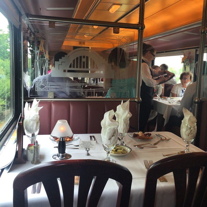 Dining on Cincinnati Dinner Train