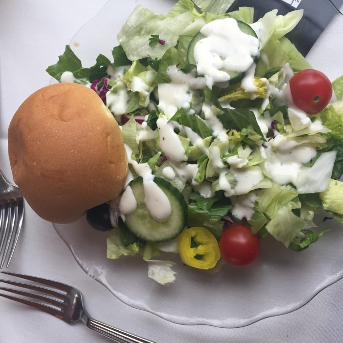 Cincinnati Dinner Train salad