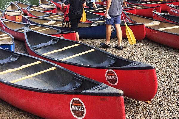 Romantic Float with Morgan’s Canoe